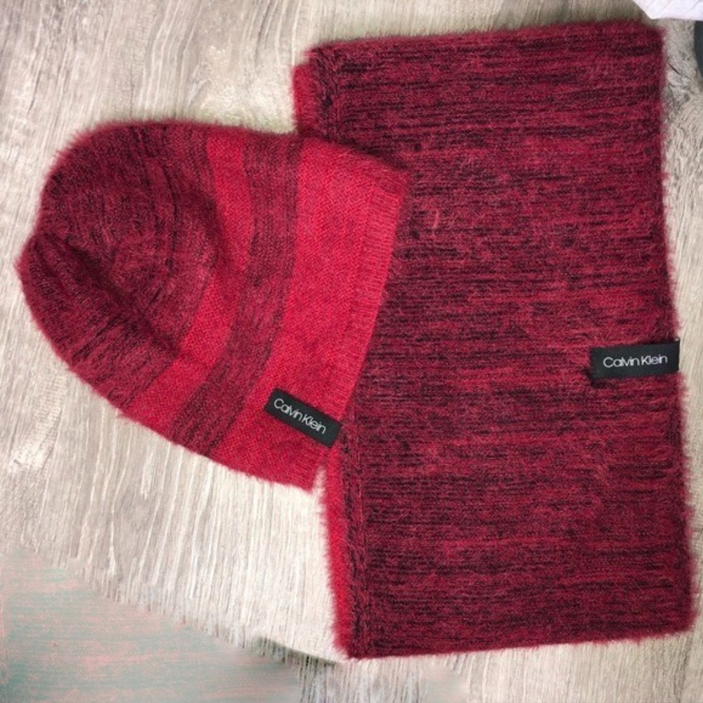 Calvin Klein Hat & Infiniti Scarf 2 pc Set NWT